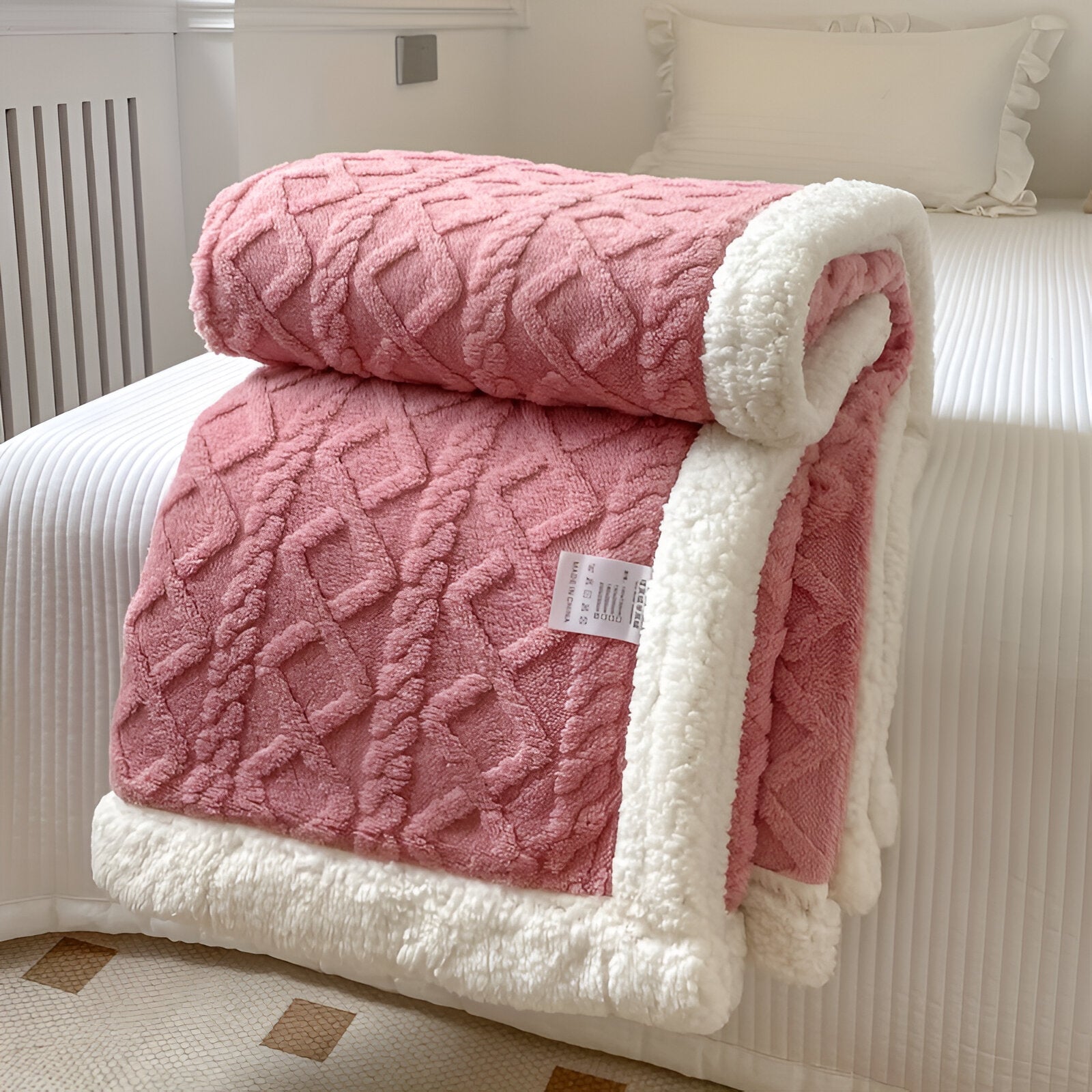 Sabina – Dwustronny Koc Fleece