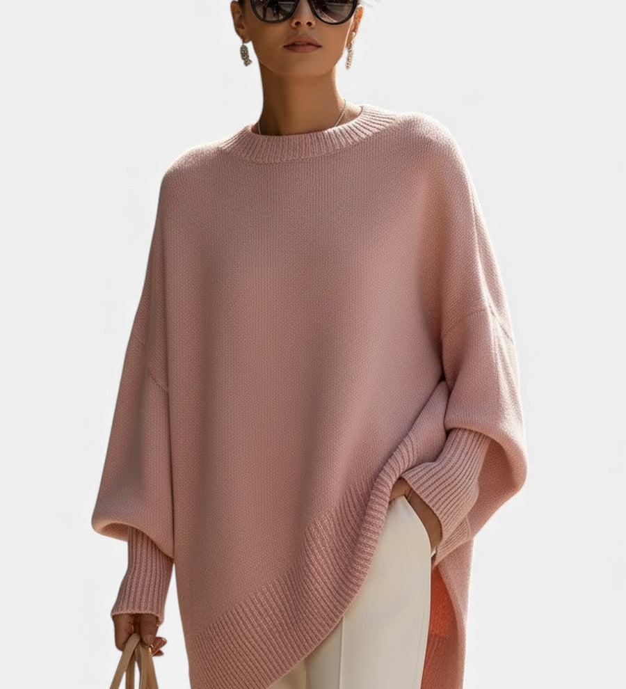 Małgorzata - Luksusowy ponczo oversize