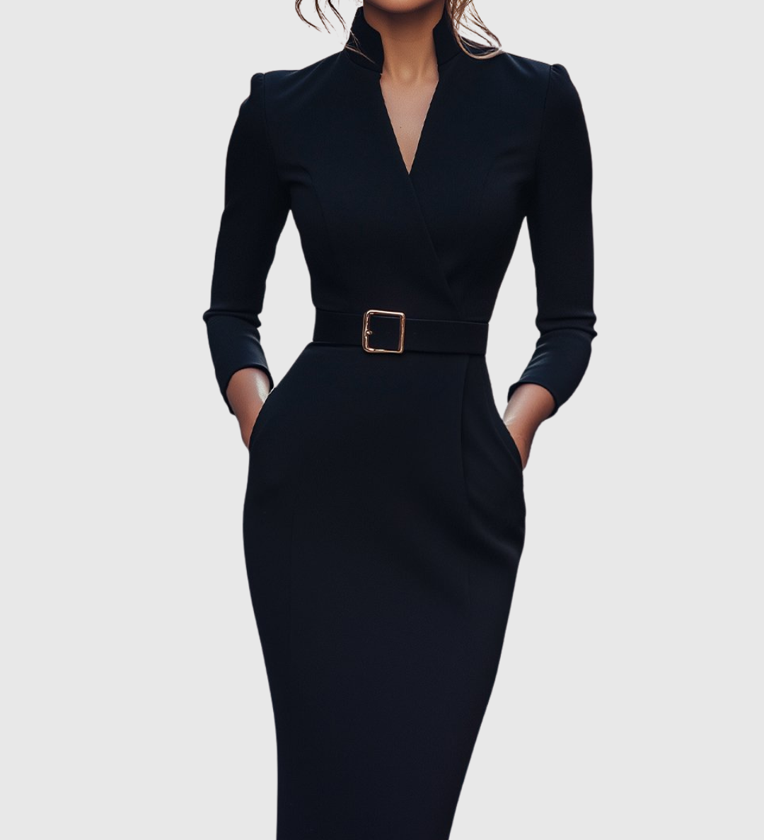 Claribel - Elegancka Sukienka Midi
