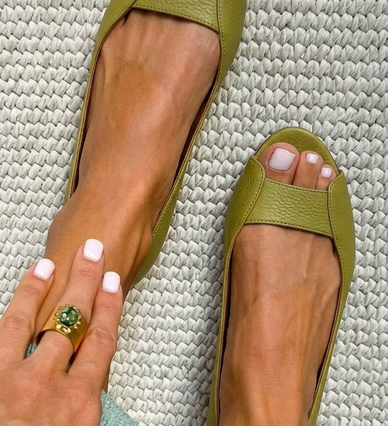 Aleksandra - Złote Sandały Comfort Chic