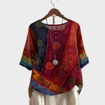 Valerie - Kolorowy boho-top