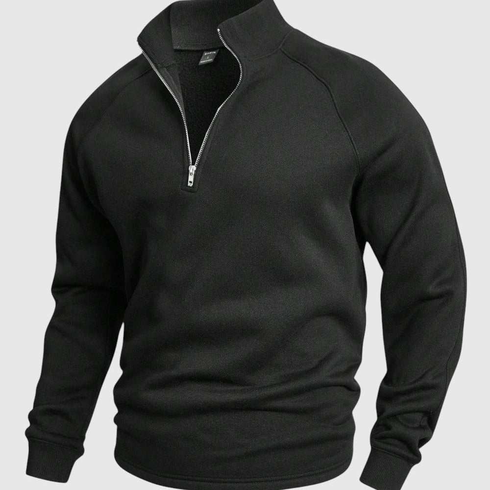 Libuše - Premium sweter z polo zamkiem