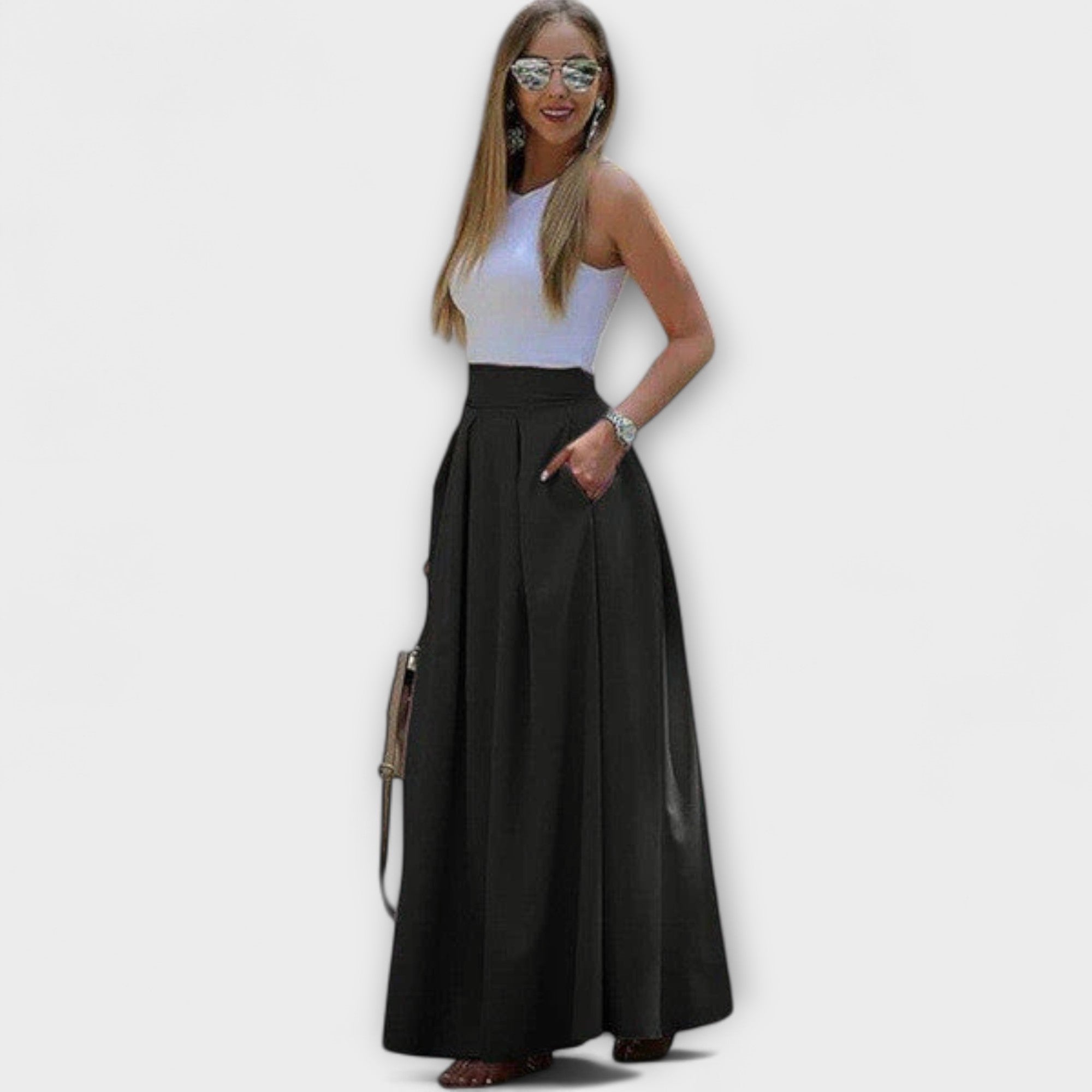 Ilyse – Eleganter Maxirock mit hoher Taille