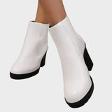 Katarzyna™ Buty na grubym obcasie z prawdziwej skóry i wsparciem łuku stopy 💫
