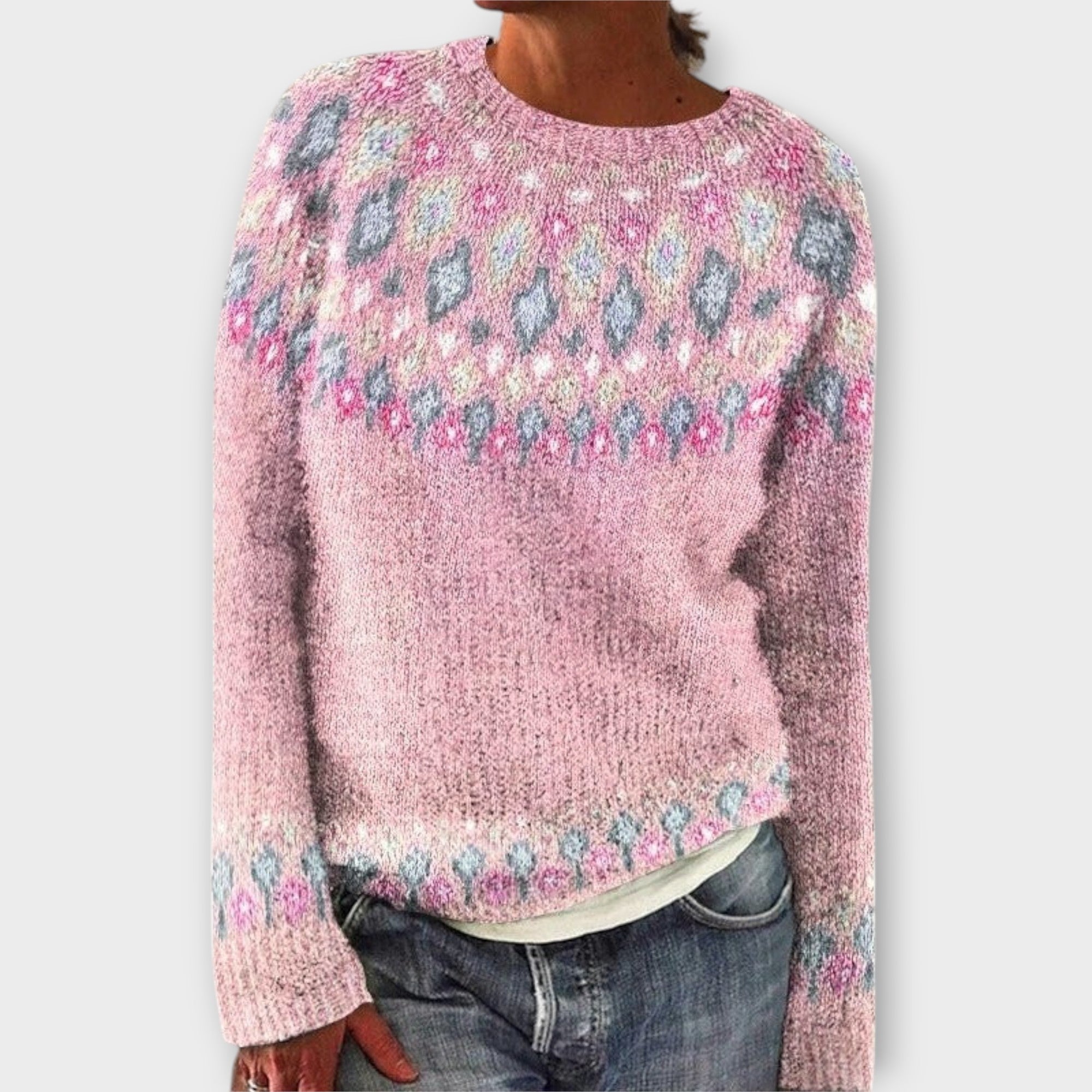 Devyn – swobodny i przytulny sweter w stylu retro