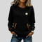 Mies - Strukturalny sweatshirt w kolorze blokowym z okrągłym dekoltem
