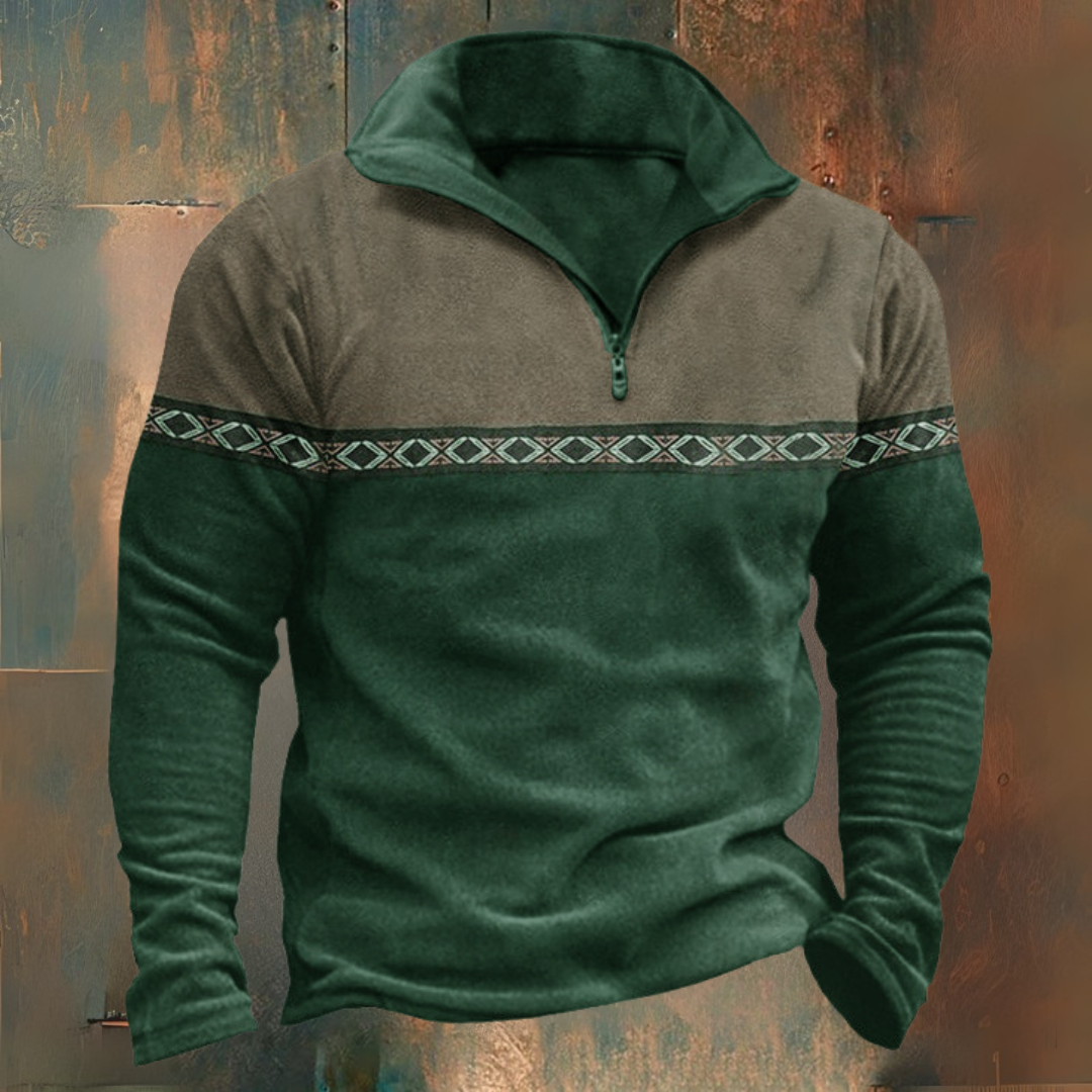 Sweter półgolf Half-Zip