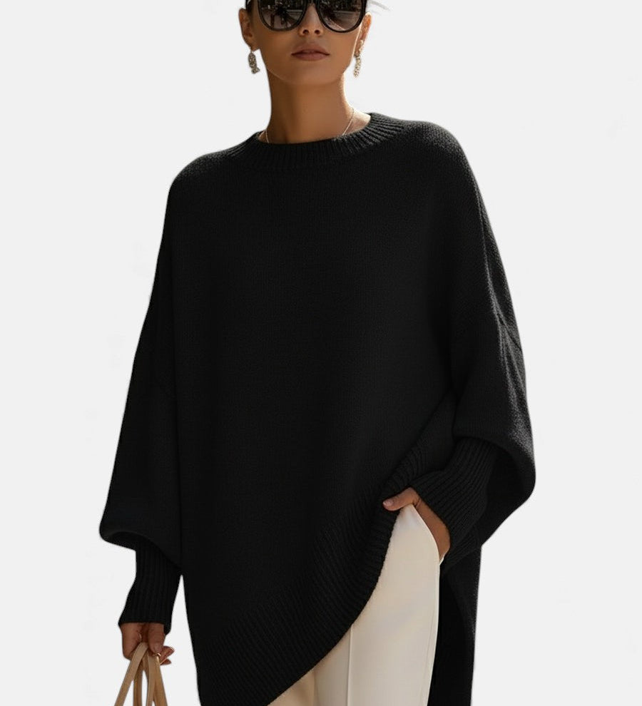 Małgorzata - Luksusowy ponczo oversize