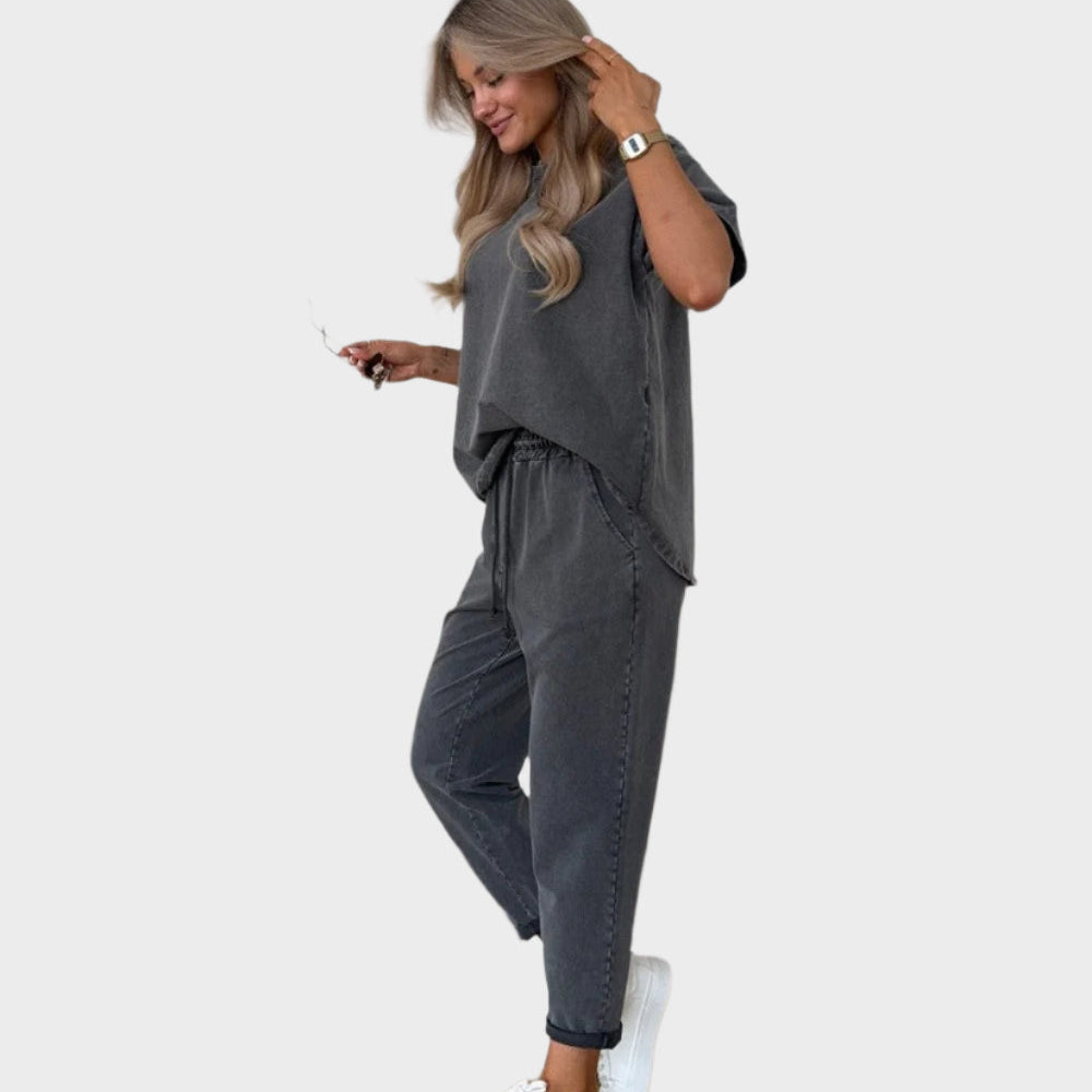 Casual Zestaw z T-shirtem i Spodniami Jogger