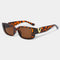 Retro kwadratowe okulary