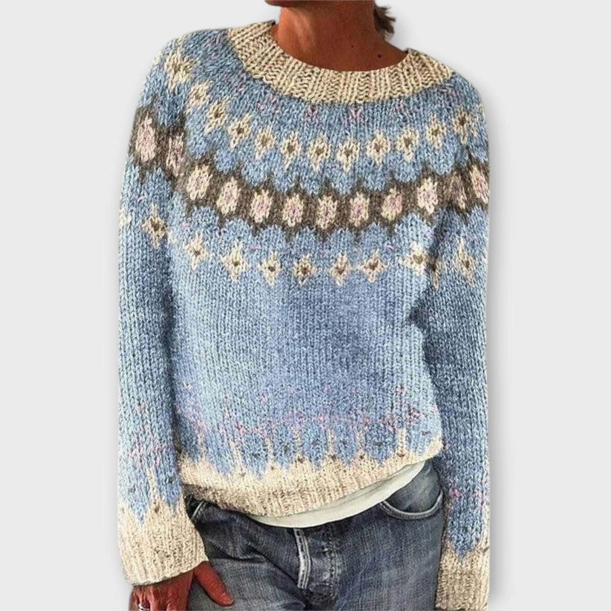 Devyn – swobodny i przytulny sweter w stylu retro
