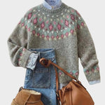 Eleanor - Dziedzictwo Nordic Sweter Pleciony