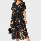 Lena - Elegancka Sukienka Wiosenno-Letnia