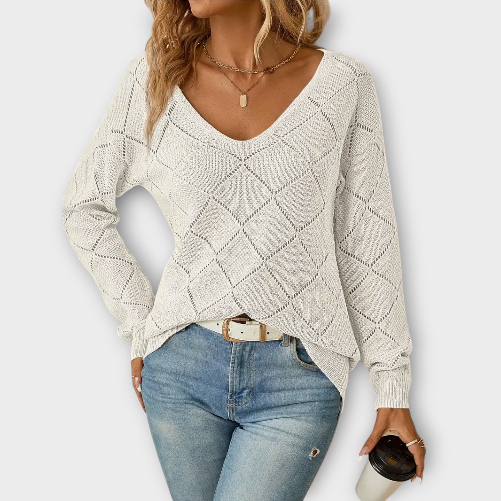 Evers – Swobodny i elegancki sweter damski