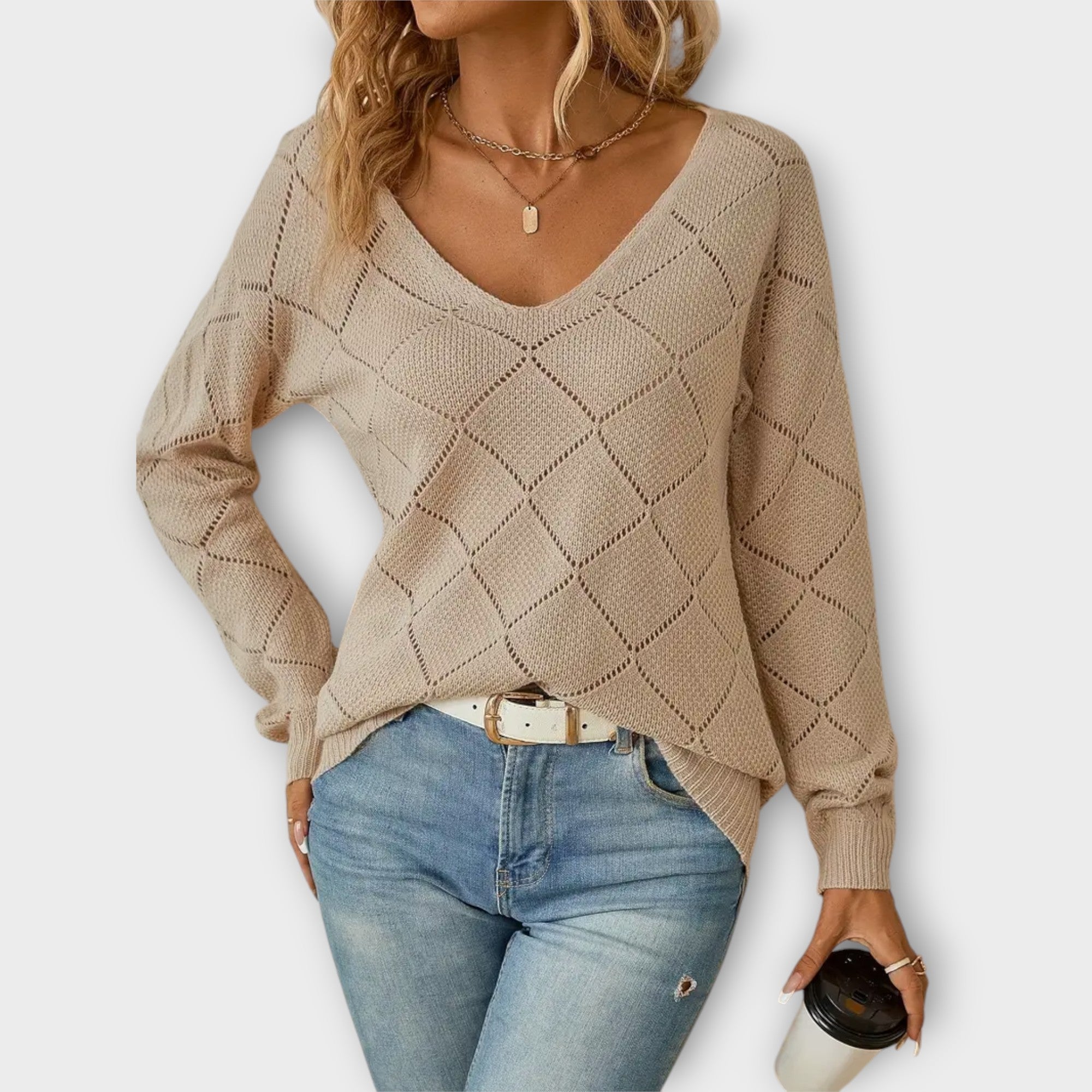 Evers – Swobodny i elegancki sweter damski