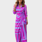 Lola - Maxi Print Sukienka