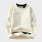 Sweter z teksturowanym wzorem w stylu abstrakcyjnym