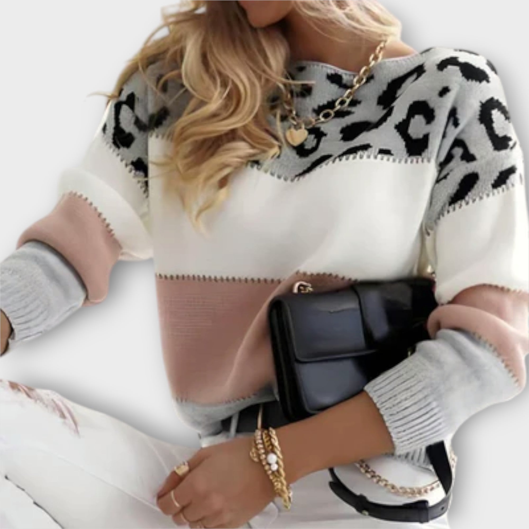 Cheyenne – Modny sweter damski w panterkę