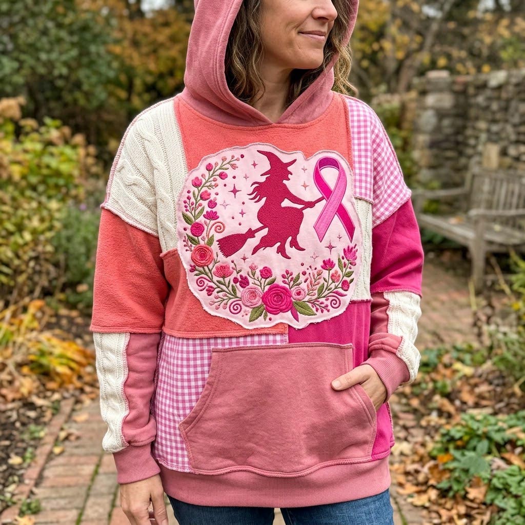 Różowa Magia Października Hoodie