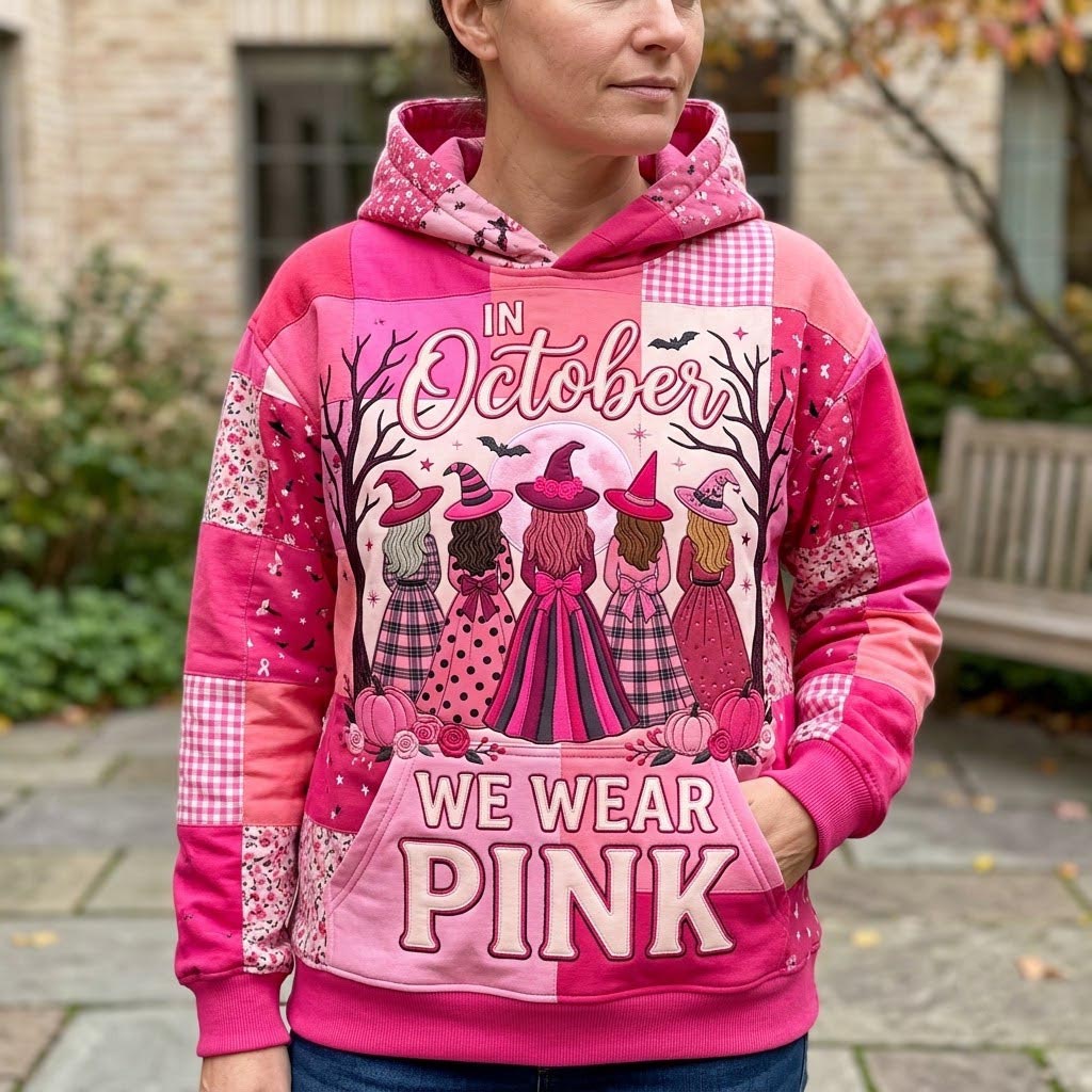 Różowy Październik Magic Hoodie