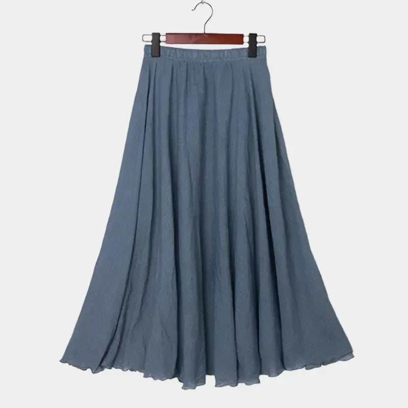 Elegantná Sukňa s Vysokým Pásom