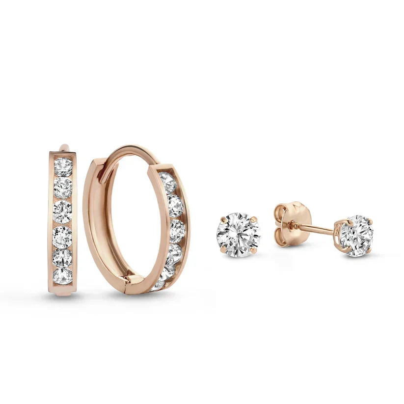 Dara Brillane Earring Set with Stones