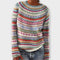 Vintage pleciony sweter dla kobiet