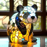 Figaro - Lampa Panda Magisk w witrażu