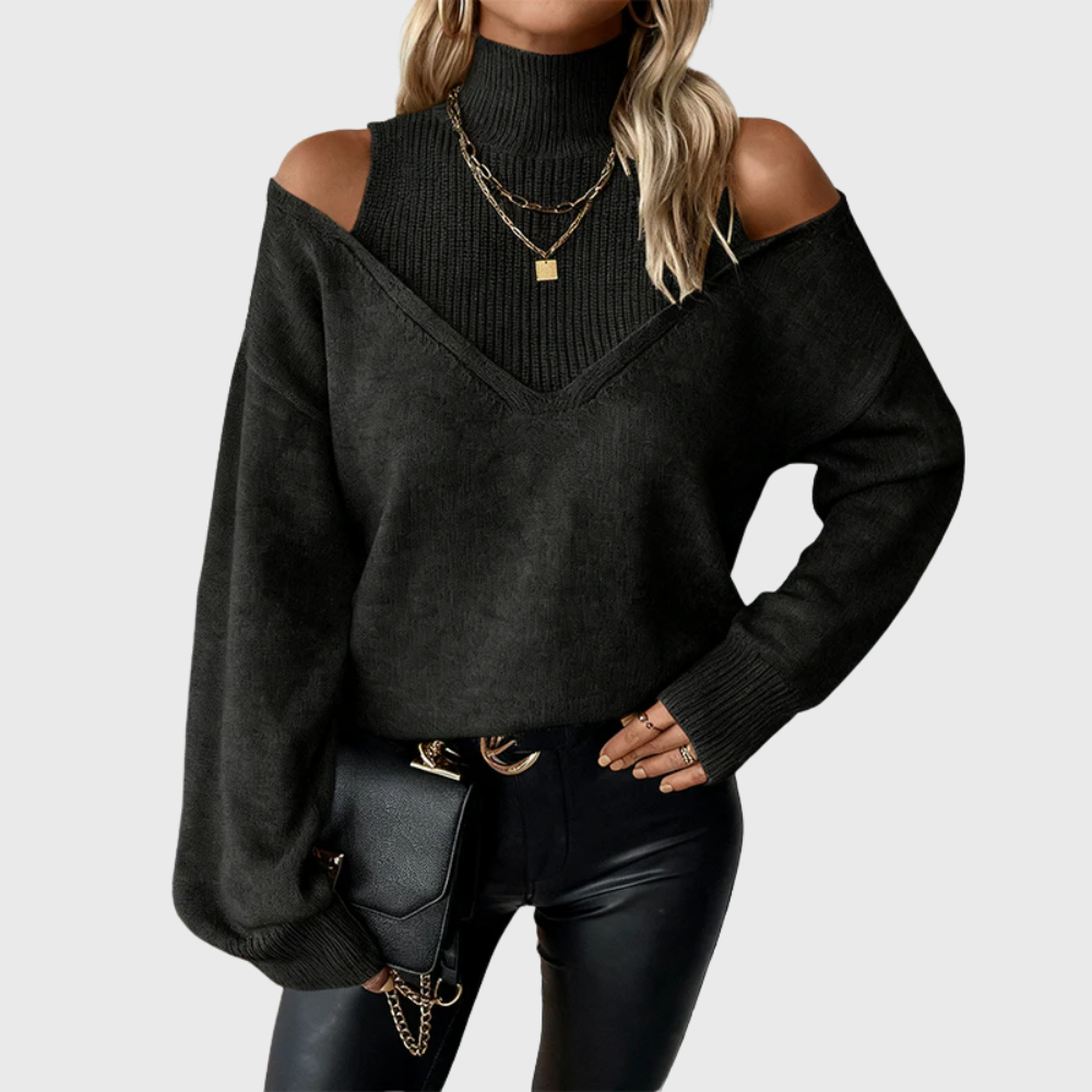Michalina - Elegancki damski sweter z wełny