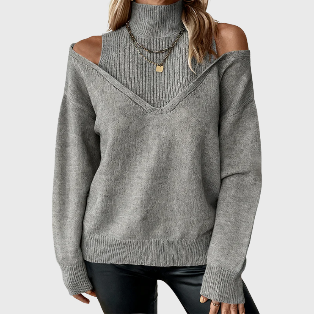 Michalina - Elegancki damski sweter z wełny