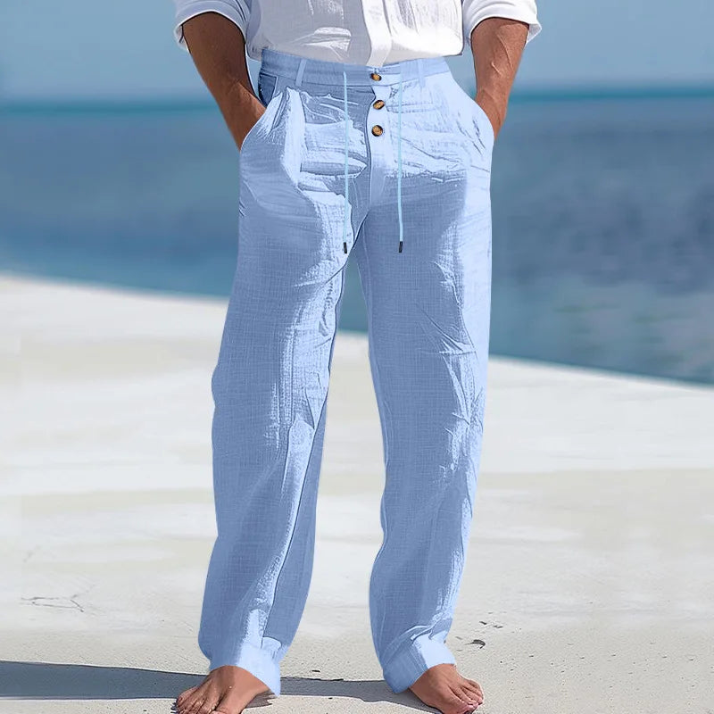 EMILE – Lekkie Eleganckie Spodnie na Letnie Dni