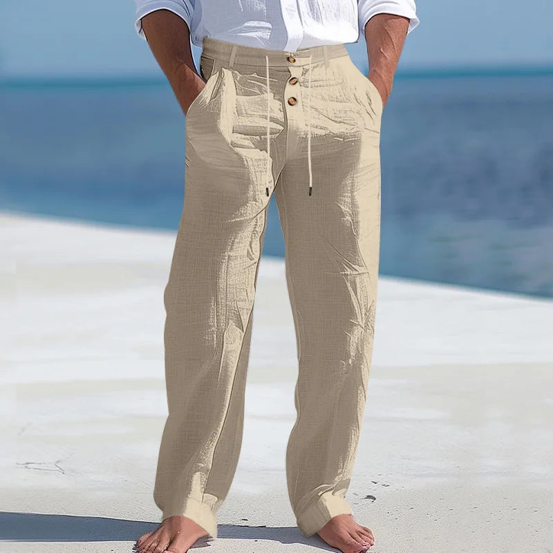 EMILE – Lekkie Eleganckie Spodnie na Letnie Dni