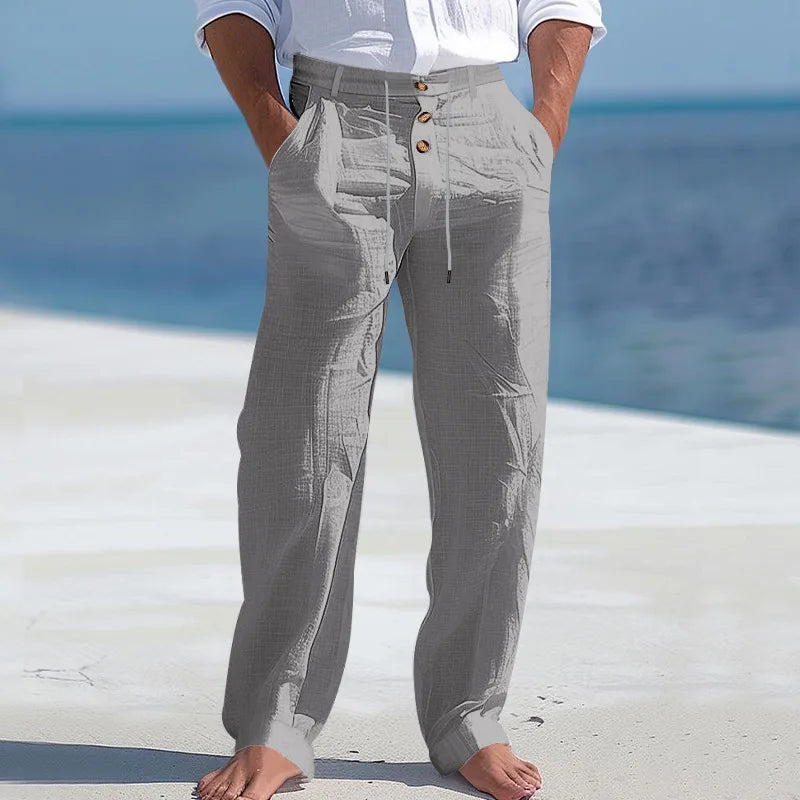 EMILE – Lekkie Eleganckie Spodnie na Letnie Dni