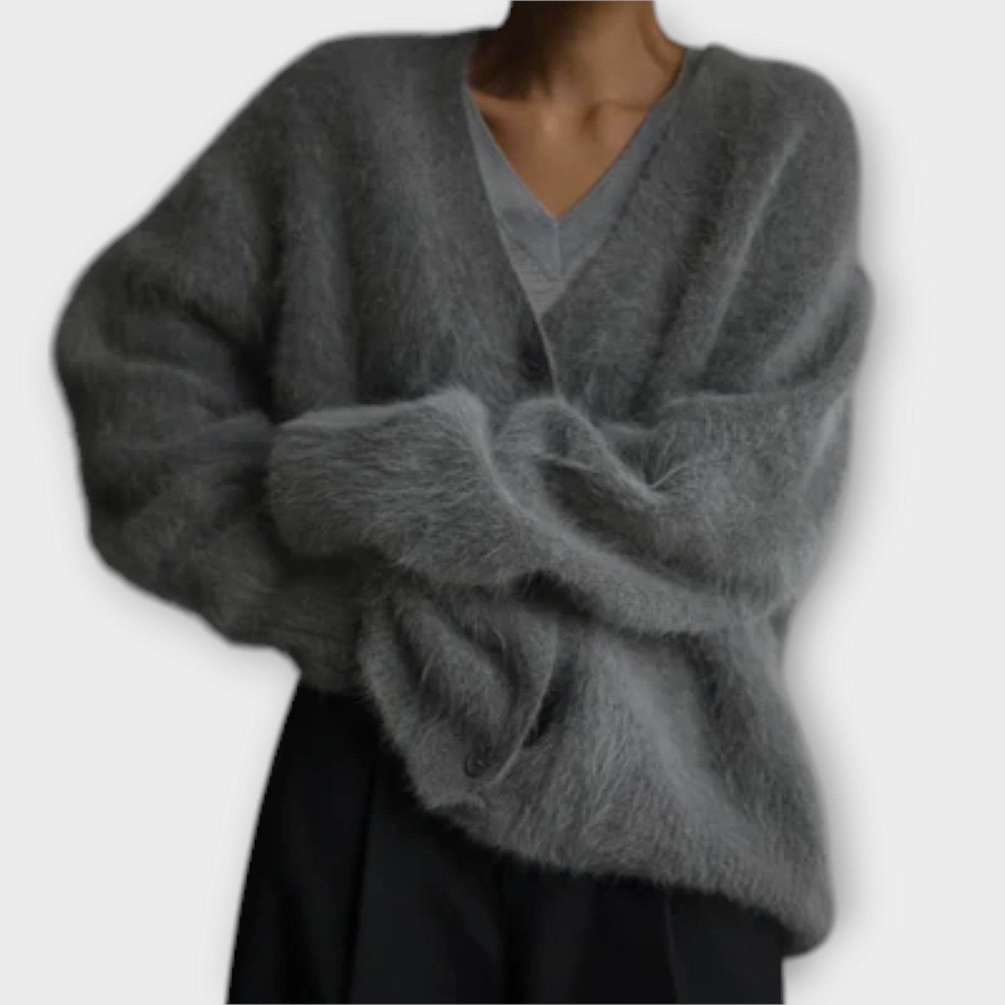 Dahlia – Elegancki kardigan oversize z klasą