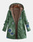 Sage - Tribal Wzór Sherpa Kurtka