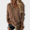 Carolina - Wygodny sweter z dekoltem w serek