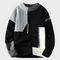 Tomasz | Sweter patchworkowy