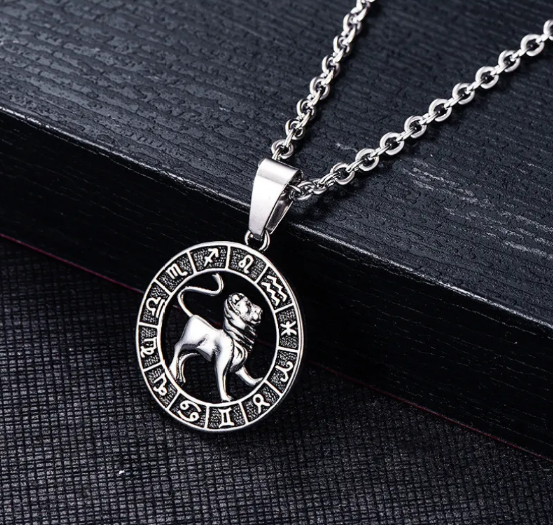 Cancer Sign Pendant in Stainless Steel