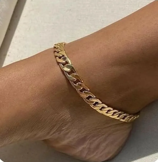 Ankle Bracelet with Chain for Beach Holidays