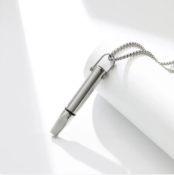 Collar with Respiratory Resistance Whistle