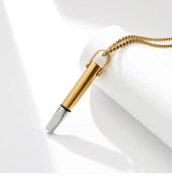 Collar with Respiratory Resistance Whistle