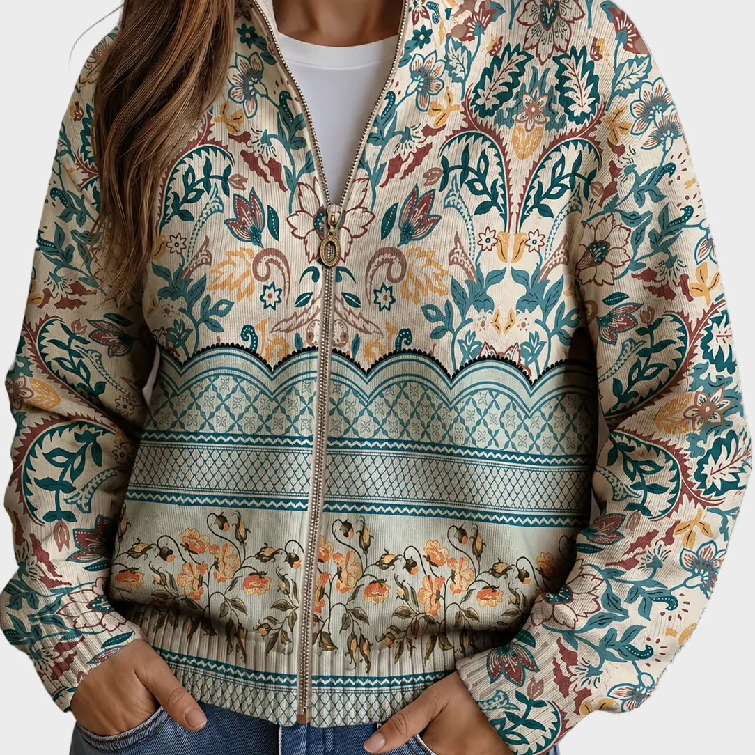 Sybilla™ - Vintage Floral Botanical Border Print