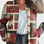 Frostine™ - Świąteczny Kardigan w Stylu Patchwork