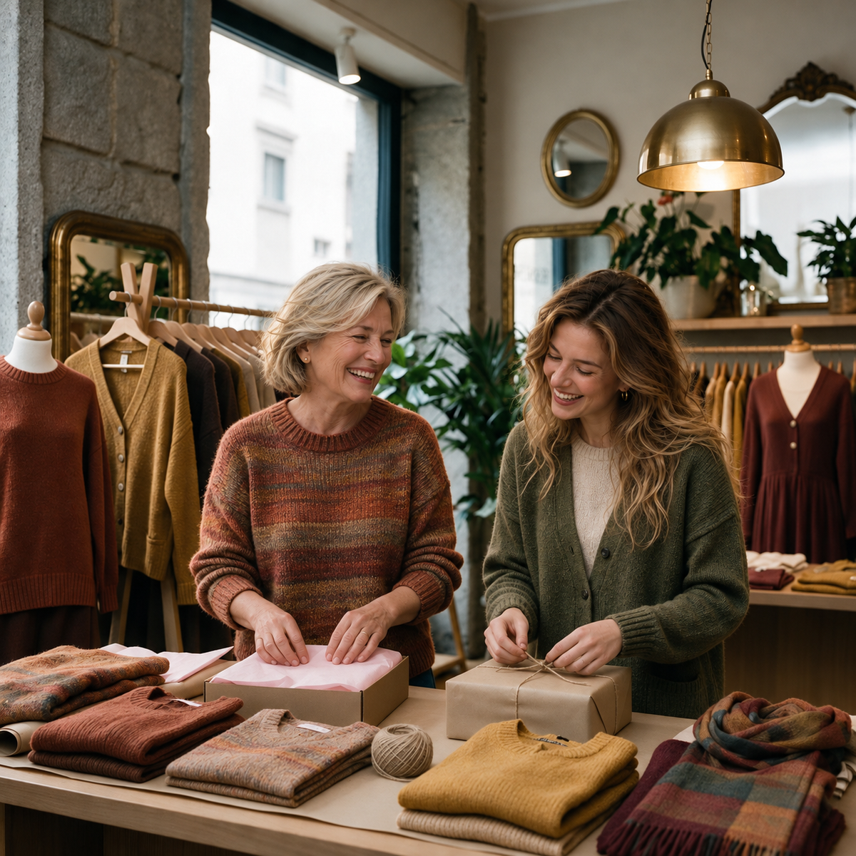 Karolina Butik Wroclaw - embalagem de encomenda