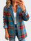 Madison - Tartan Patchwork Denim Blazer