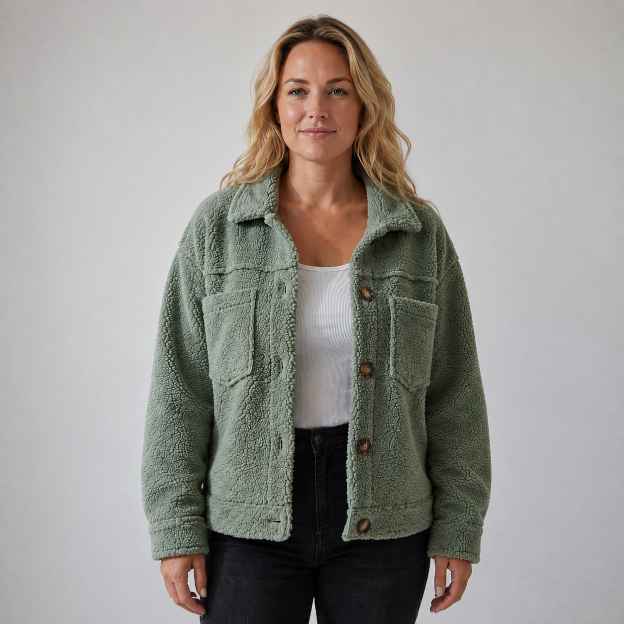 Megan - Miękka Kurtka Fleece