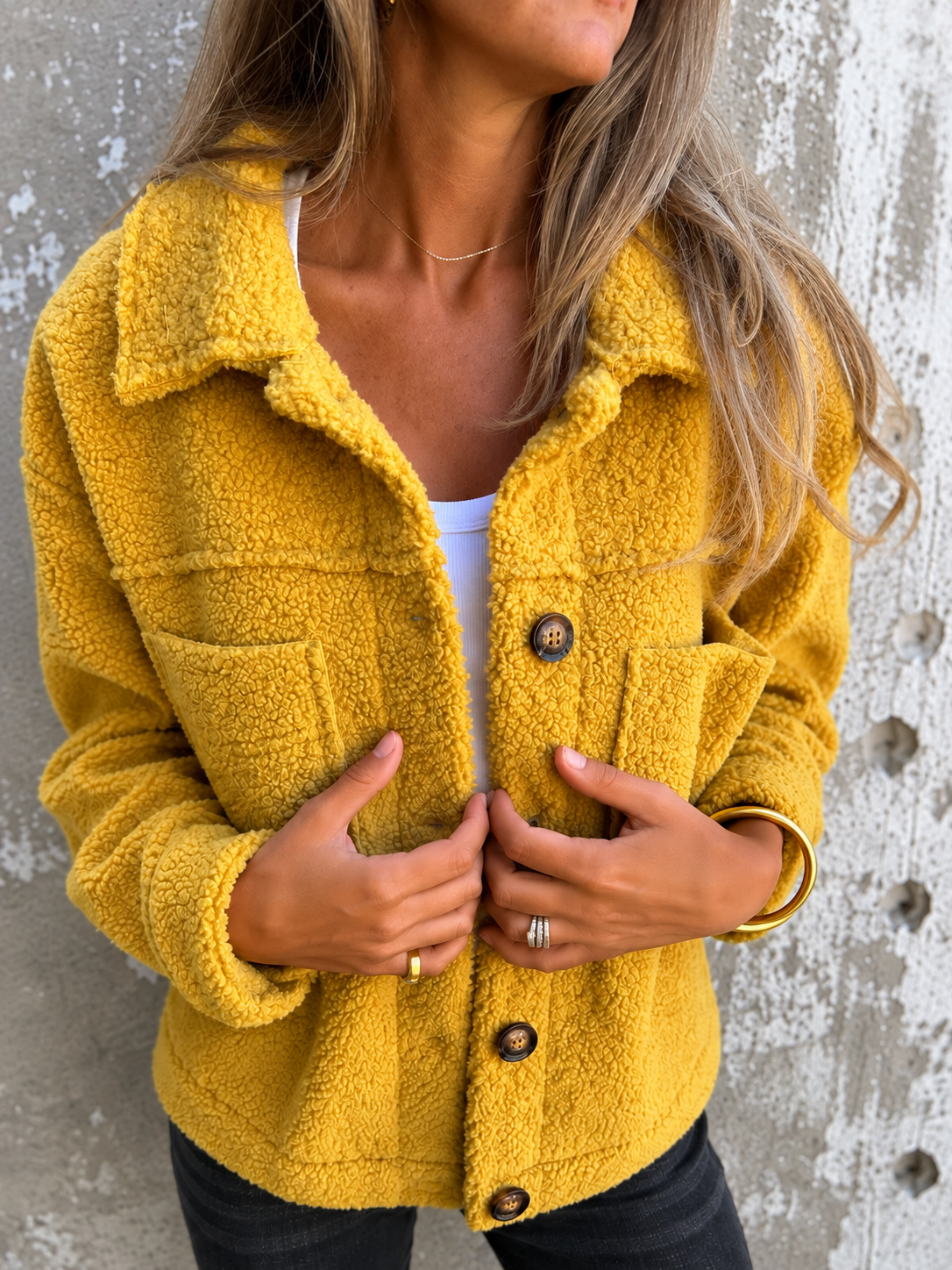 Megan - Miękka Kurtka Fleece