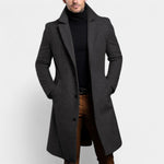Adam – Elegancki męski płaszcz z klapami