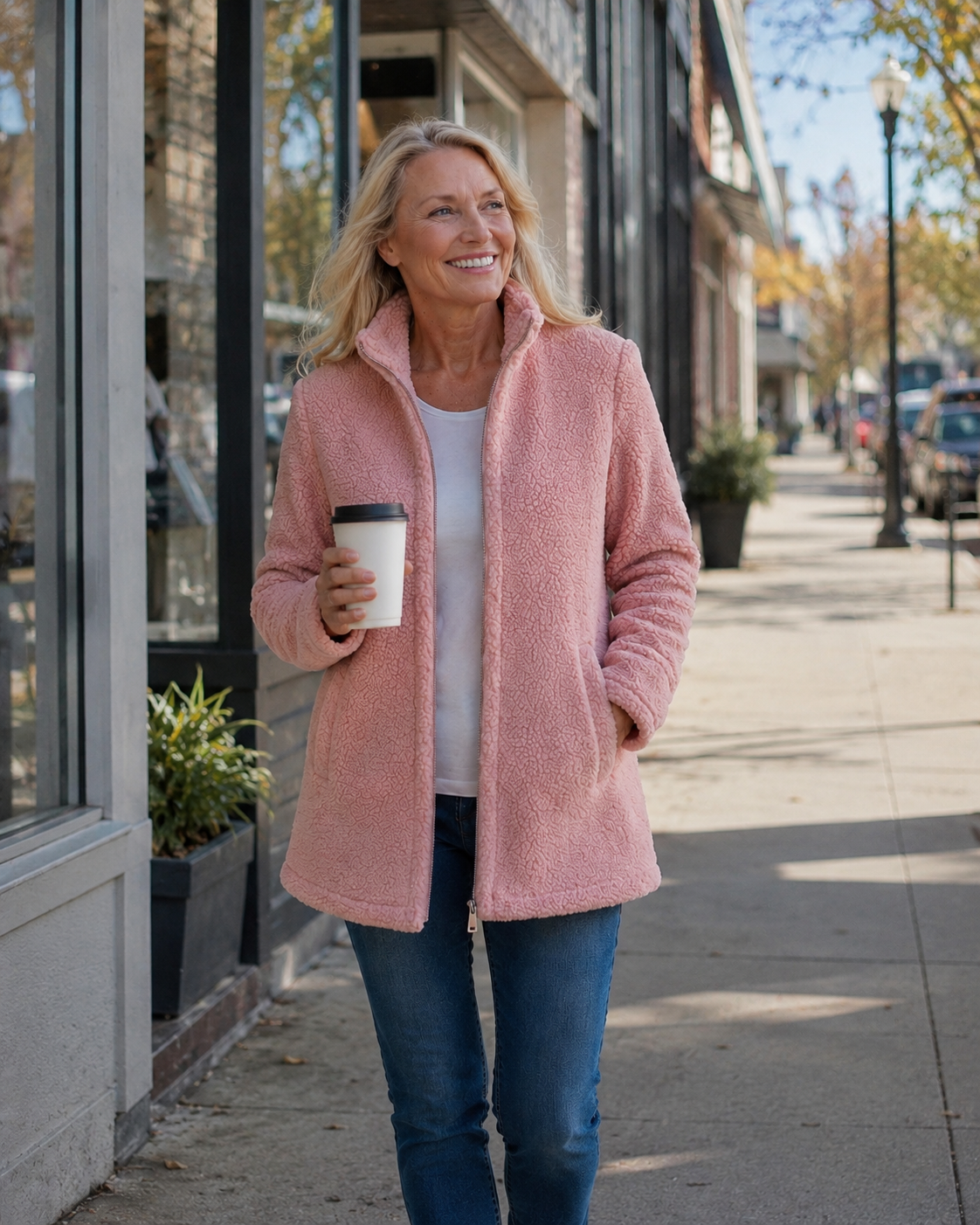 Susan - Miękka Kurtka Fleece